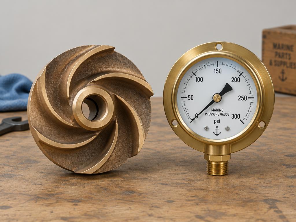 DEMO — Brass Pressure Gauge 0–300 psi